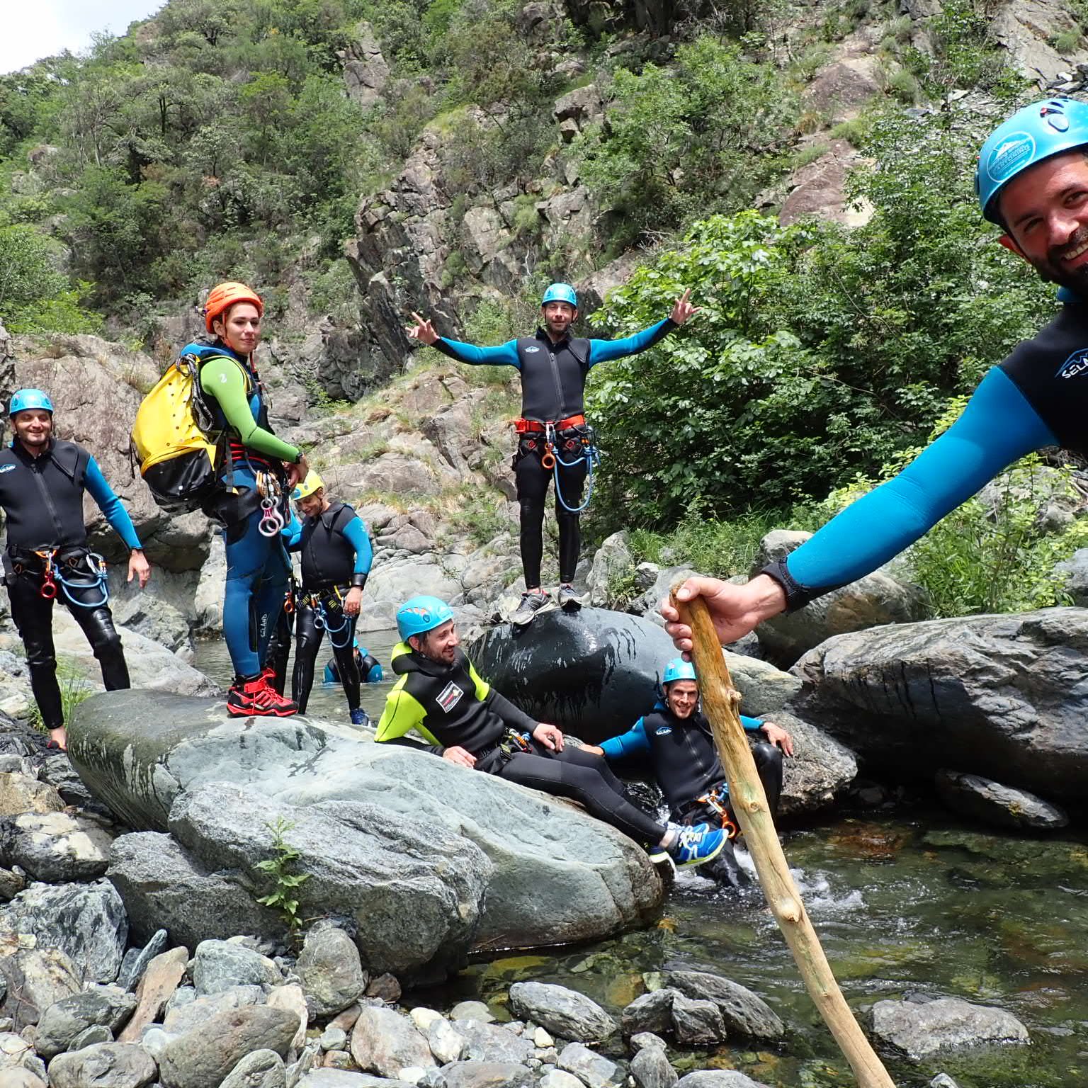 Canyoning liguria, rio lerca