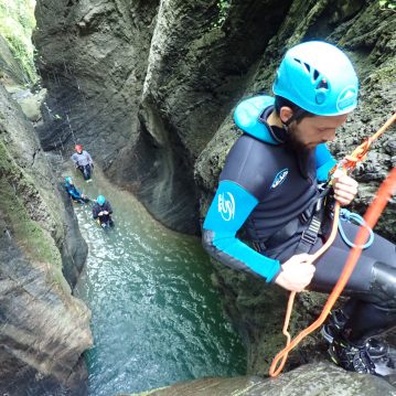 Canyoning liguria, rio santa lucia
