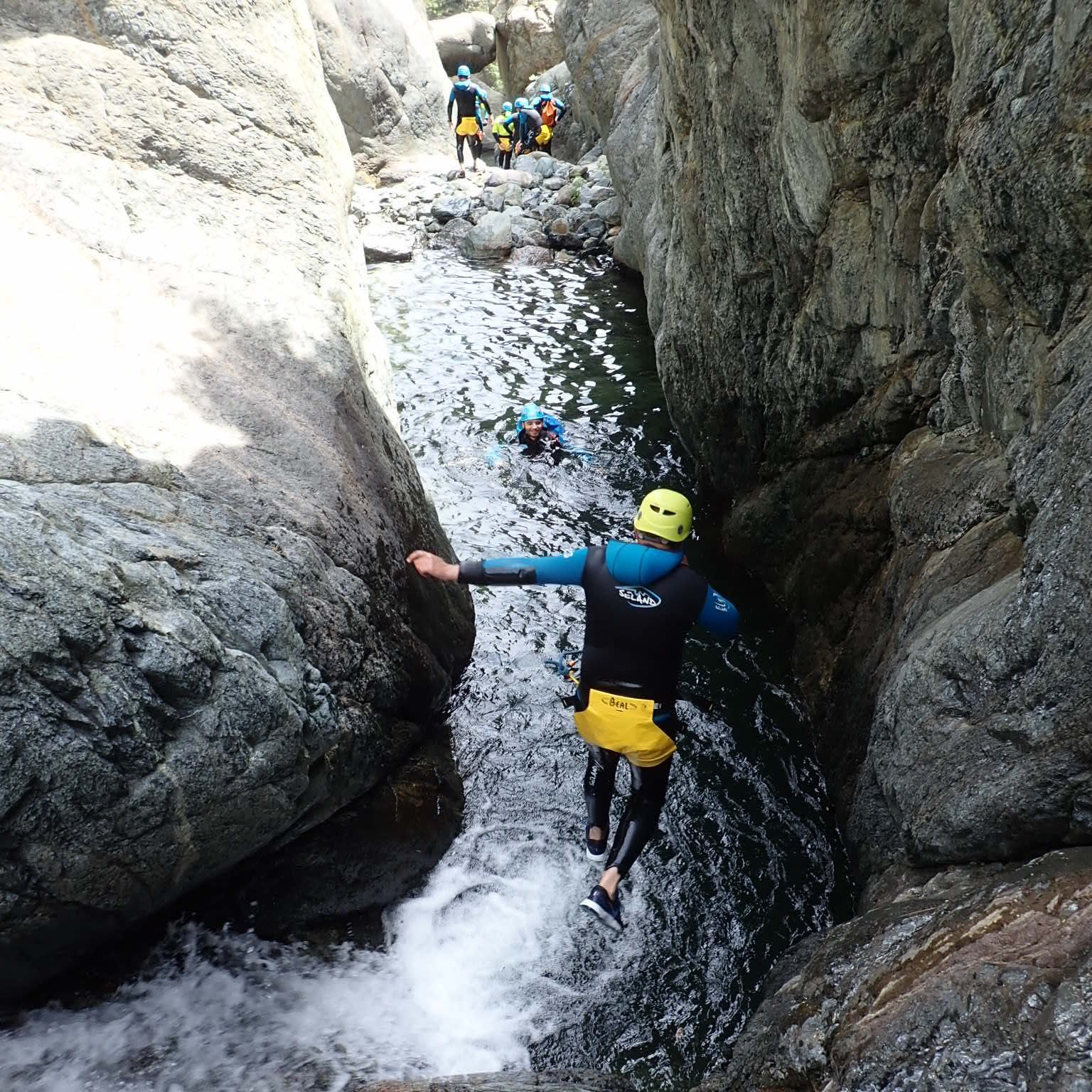 Canyoning liguria, rio lerca