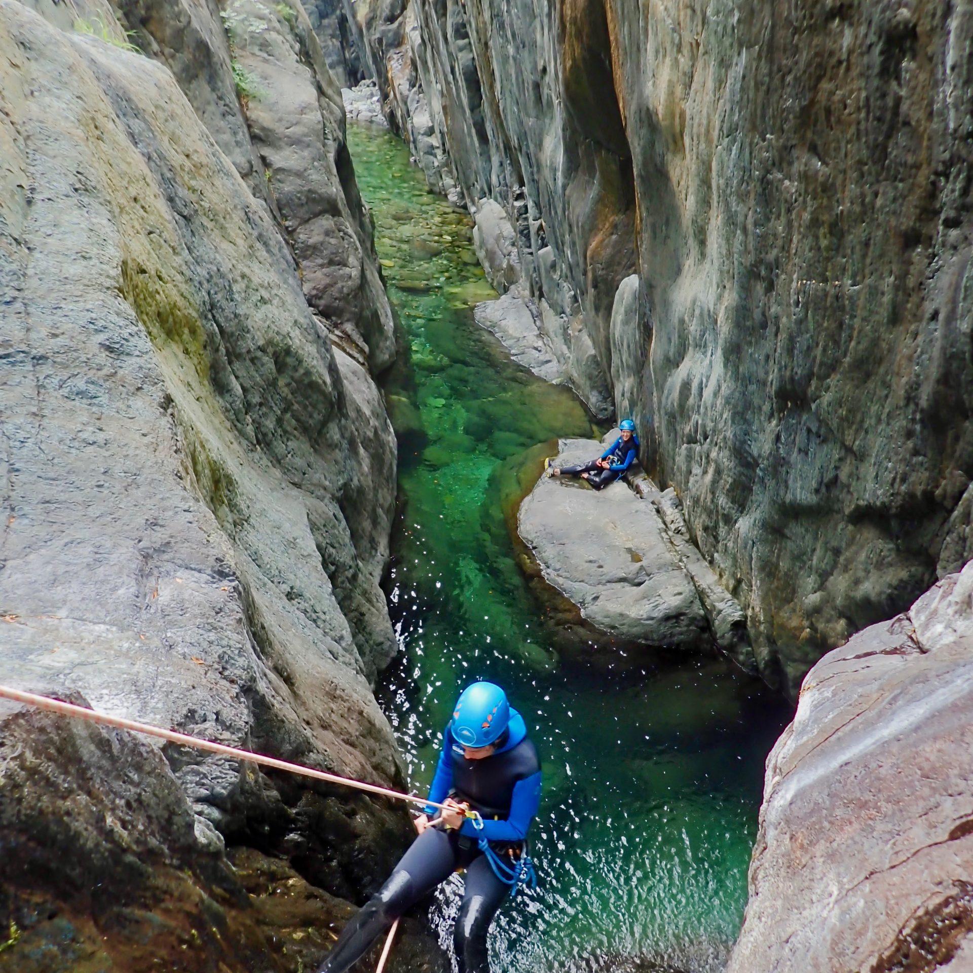 Canyoning liguria, rio lerca