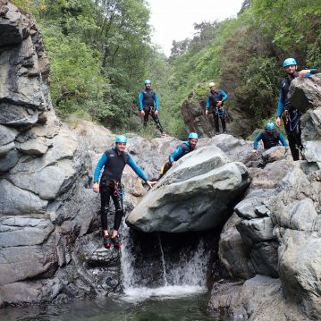 Canyoning liguria, rio lerca