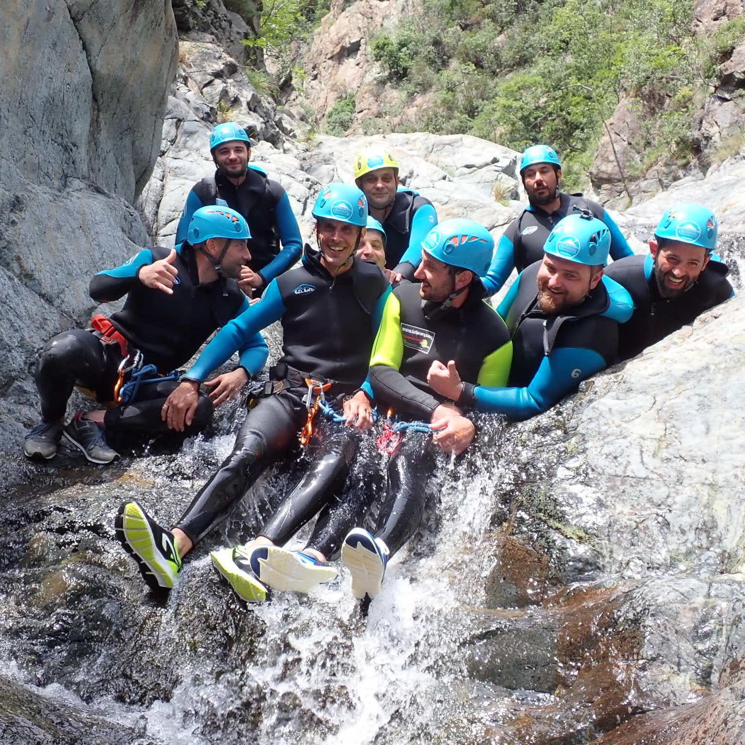 Canyoning liguria, rio lerca